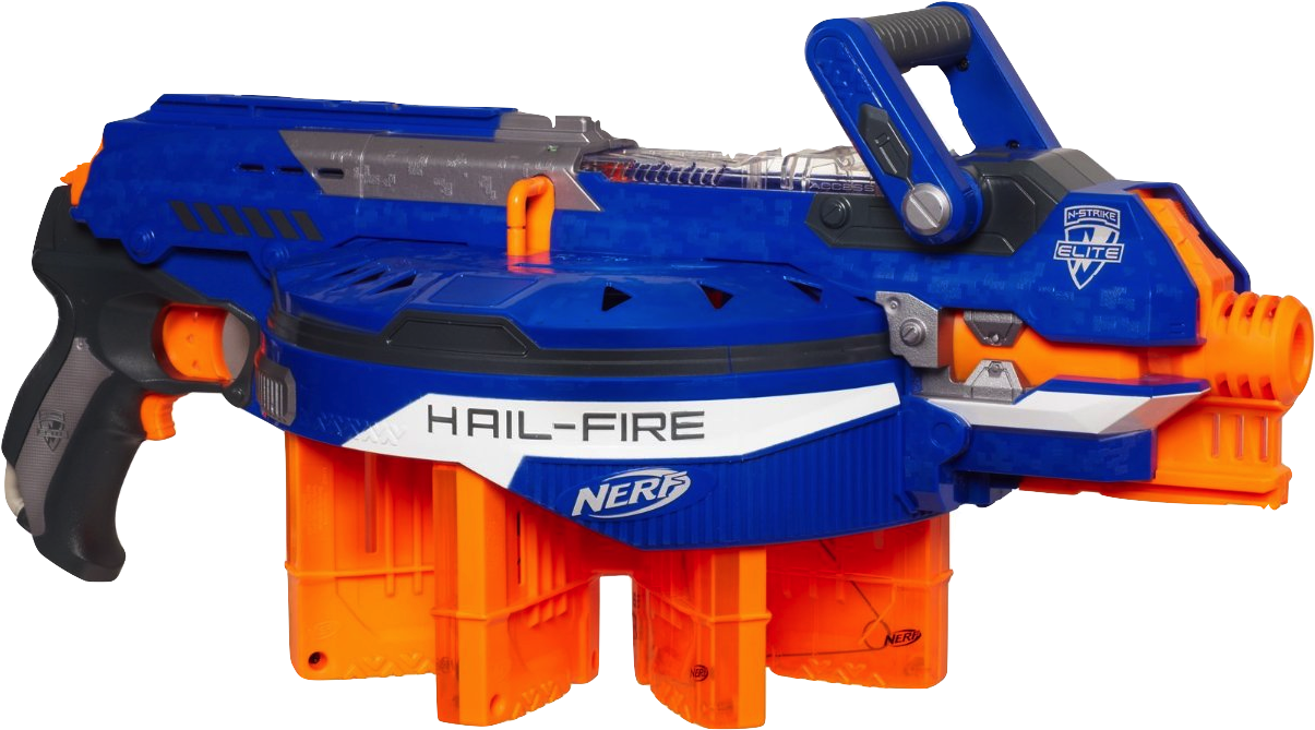 Nerf Hail Fire - Nerf N-strike Elite Hail-fire Blaster (1500x1500), Png Download