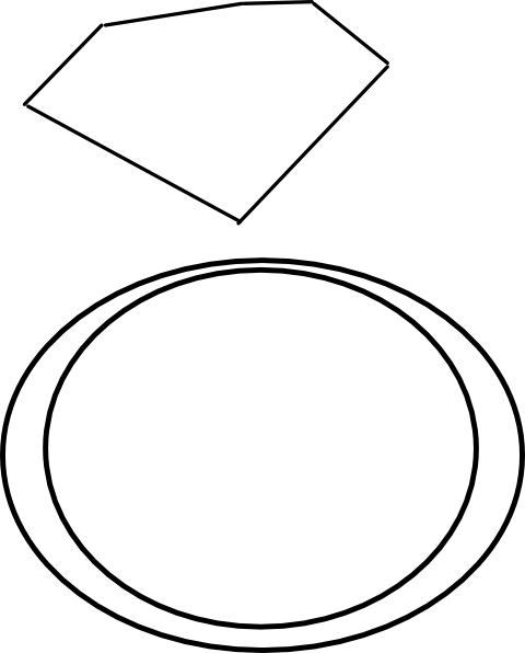 Diamond Ring Clip Art - Clip Art (480x596), Png Download