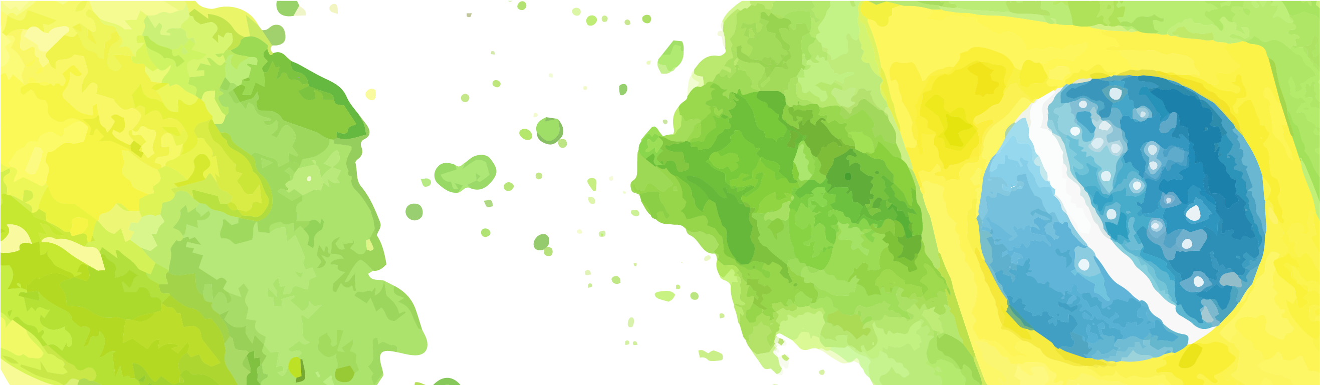 Brazil Vector Banner Black And White Stock - Background Brasil Png (2783x872), Png Download