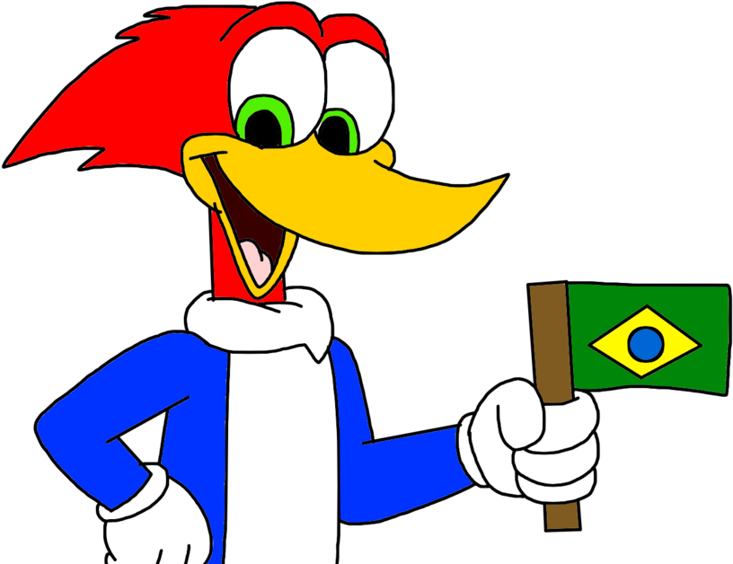 Woody Woodpecker Cartoon Others - Woody Woodpecker Brazil (1024x768), Png Download