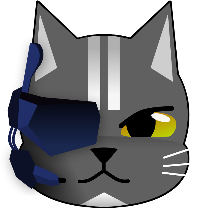 Futuristic Cat Free Vector - Futuristic Cat (800x800), Png Download
