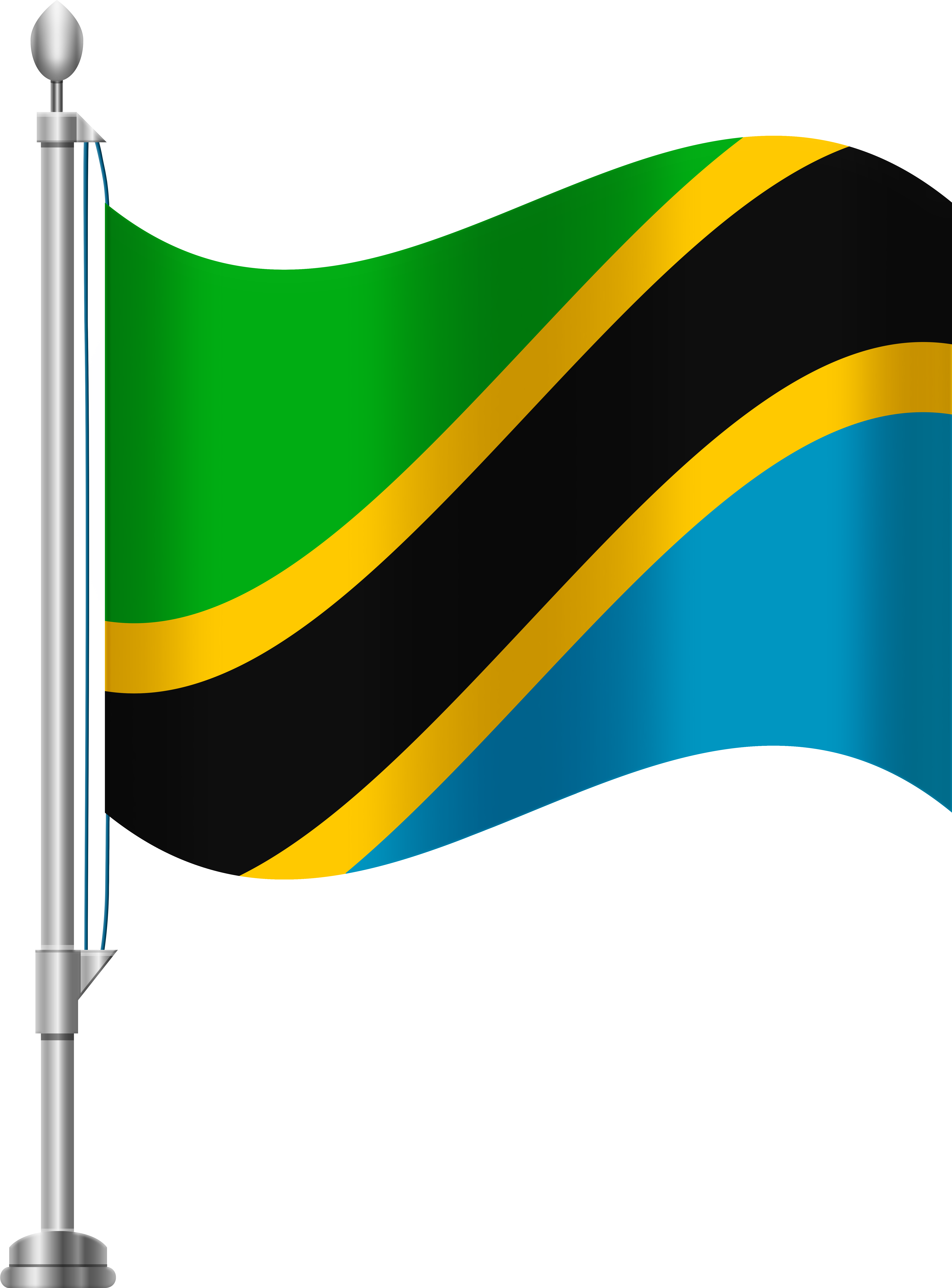 Tanzania Flag Png Clip Art (6141x8000), Png Download