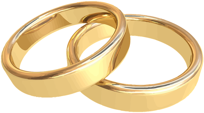 Rings Clipart Engagement Ring - Anillos De Boda Png (960x617), Png Download