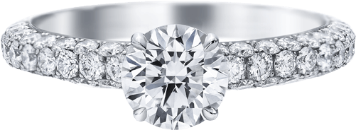 Diamond Engagement Fine Jewelry Harry Winston Attraction - Ring (1200x800), Png Download