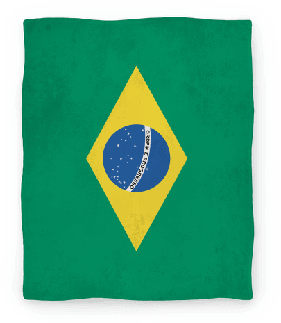 Flag Of Brazil Blanket Blanket - Brazil Flag (484x484), Png Download