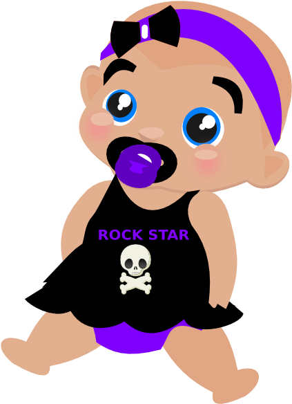 Rock Star Svg Clip Arts (432x593), Png Download