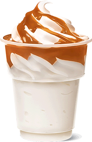Caramel Sundae - Chocolate Sundae Hungry Jacks (680x500), Png Download