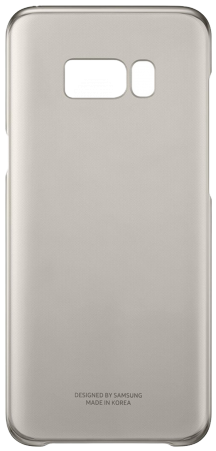 Samsung Galaxy S8 Plus Ef-qg955cfegww Clear Cover Gold - Official Samsung Galaxy S8 Plus Clear Cover Case - (450x450), Png Download