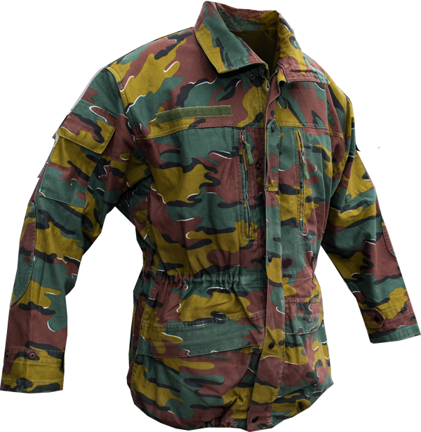 Belgian Military Parka, Jigsaw Camo - Jigsaw Camouflage (600x616), Png Download
