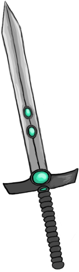 Fencing Sword Vector Clipart And, My - Sword (400x913), Png Download