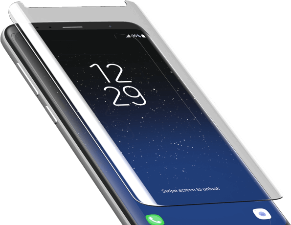Invisibleshield Glass Curve - Invisibleshield By Zagg Glass Curve Samsung Galaxy (595x460), Png Download