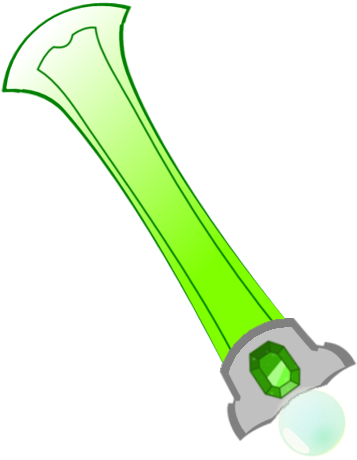 Jade, Misc, Safe, Simple Background, Sword, Transparent (368x480), Png Download
