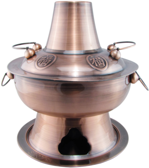 Stainless Steel Shabu Shabu Cooking Pot Charcoal Burner - Shabu-shabu (350x350), Png Download