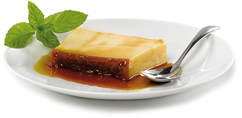 Cream Dessert - Desserts Cream Caramel Png (500x450), Png Download