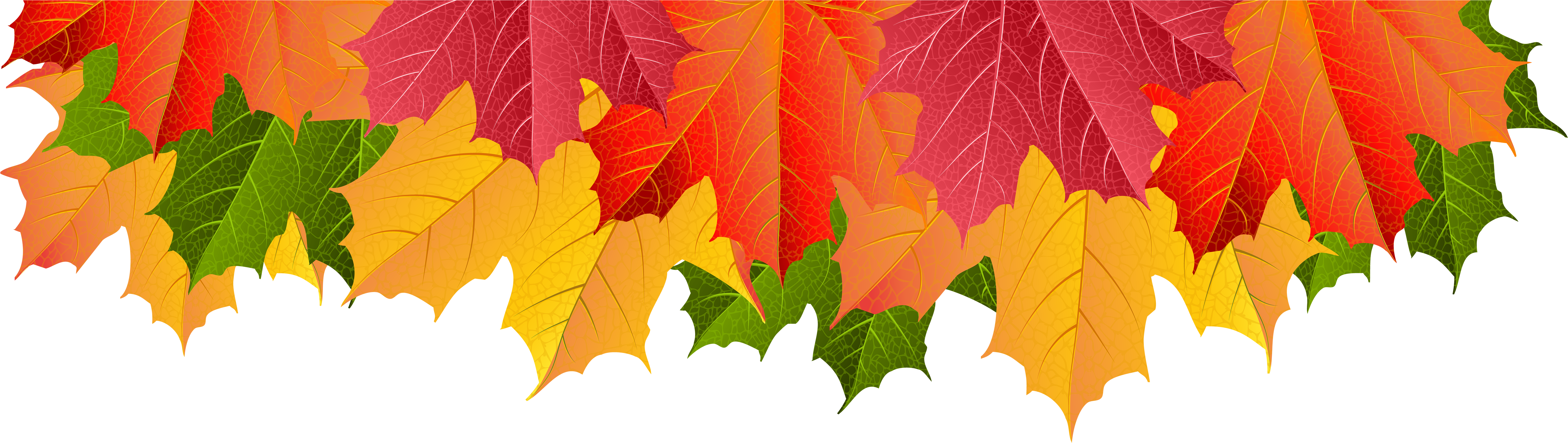 Download Fall Leaf Png Border Download - Fall Leaves Border Png PNG Image  with No Background 