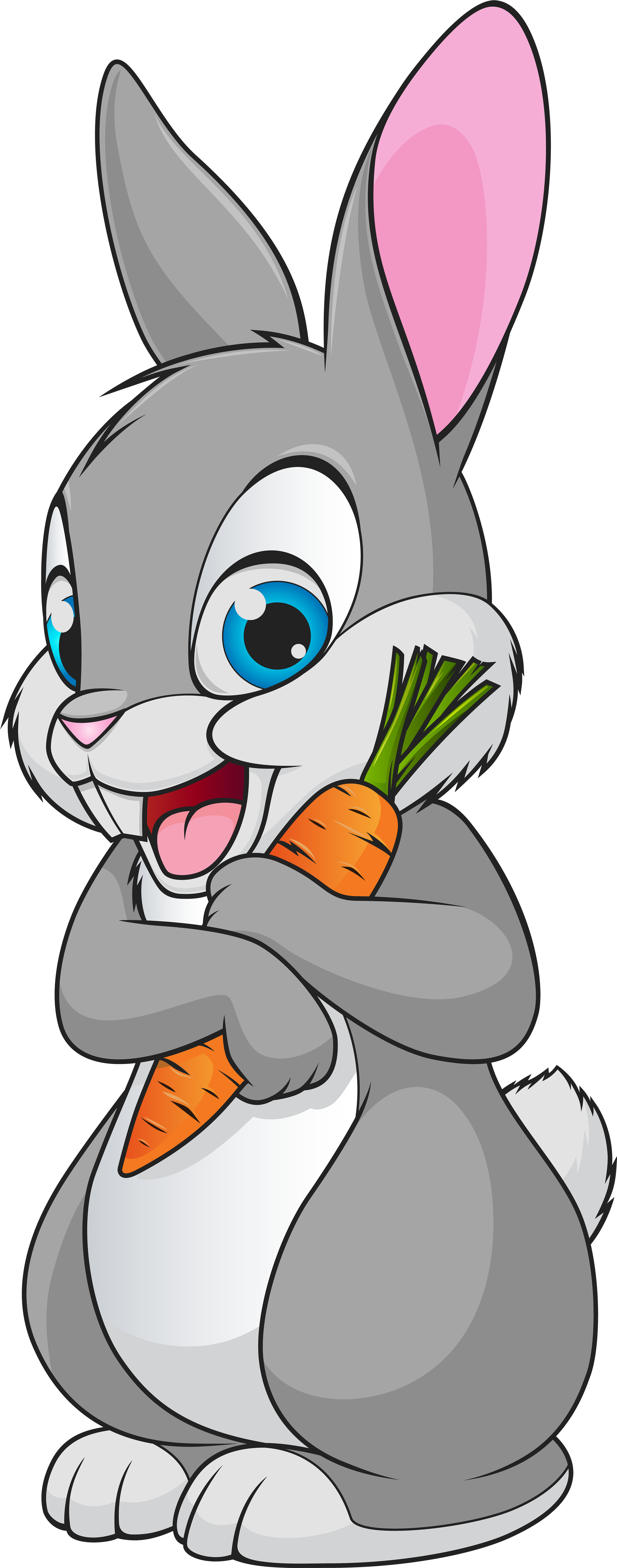 Résultat De Recherche D'images Pour "dessin De Lapin" - Bunny Cartoon (244x600), Png Download