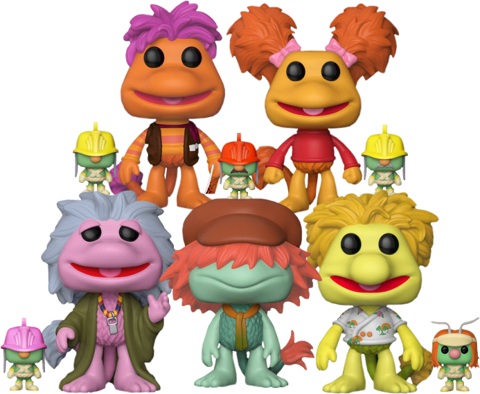 Fraggle - Fraggle Rock Mokey Pop! Vinyl Figure With Doozer (693x569), Png Download