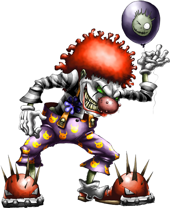Evil Clown - Poy-sain Clown Character Cute Sport Water Bottle With (611x718), Png Download