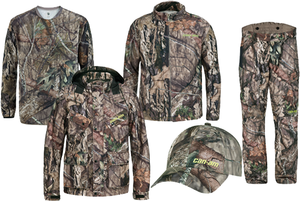 Can-am Hunting Apparel And Accessories In Mossy Oak - Can Am Mossy Oak Camo (625x400), Png Download