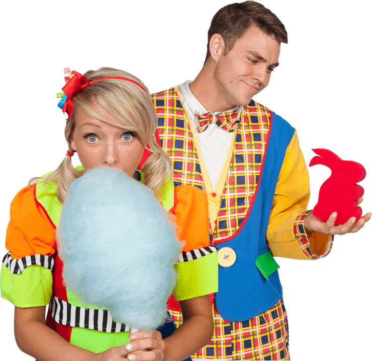 Party Clowns - Queens (740x719), Png Download