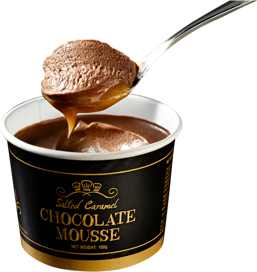 Salted Caramel Chocolate Mousse - Pizza Hut Chocolate Mousse (800x550), Png Download
