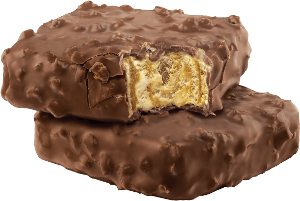 Caramel Pretzel - Klondike Caramel Pretzel (590x404), Png Download