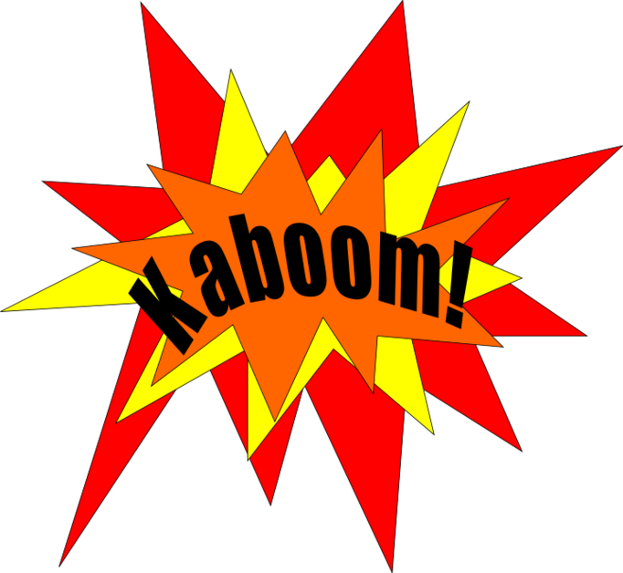 Clip Art Explosion Clipart Free To Use Resource - Clip Art (682x628), Png Download