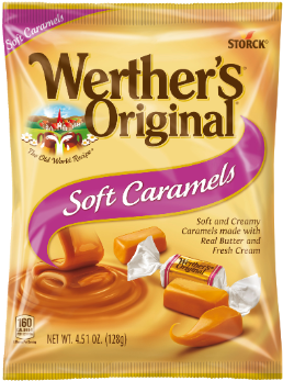 Soft Caramels - Werther's Original Soft Caramels (400x400), Png Download