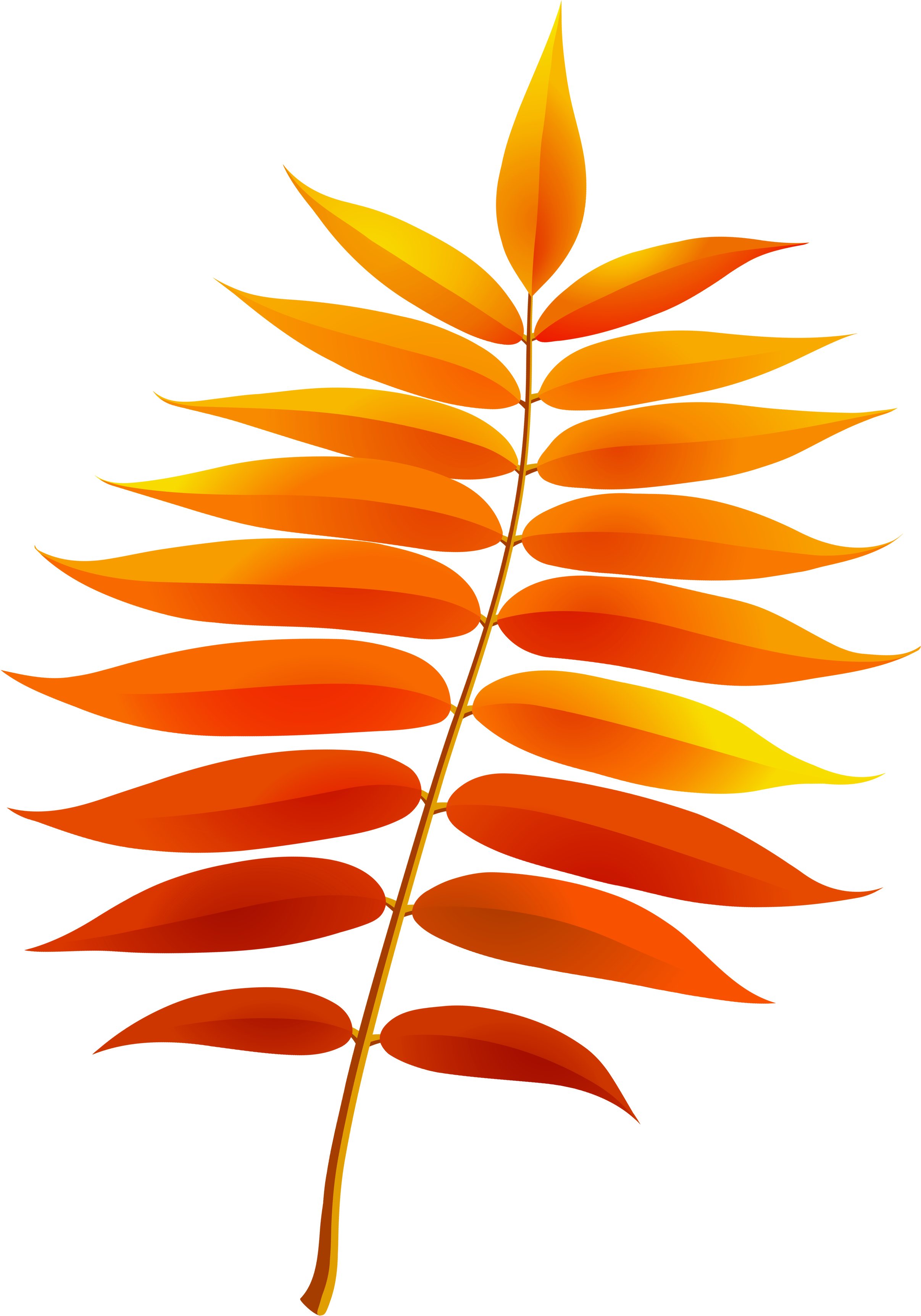 Transparent Fall Leaves Png Clipart Imageu200b - Clip Art (2619x3651), Png Download