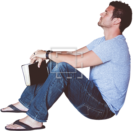 Guy Sitting Png Arms Up - Person Sitting Against Wall (450x450), Png Download