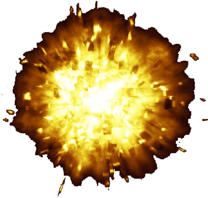 Explosions Clipart Animated - Explosion Animated Transparent (463x395), Png Download