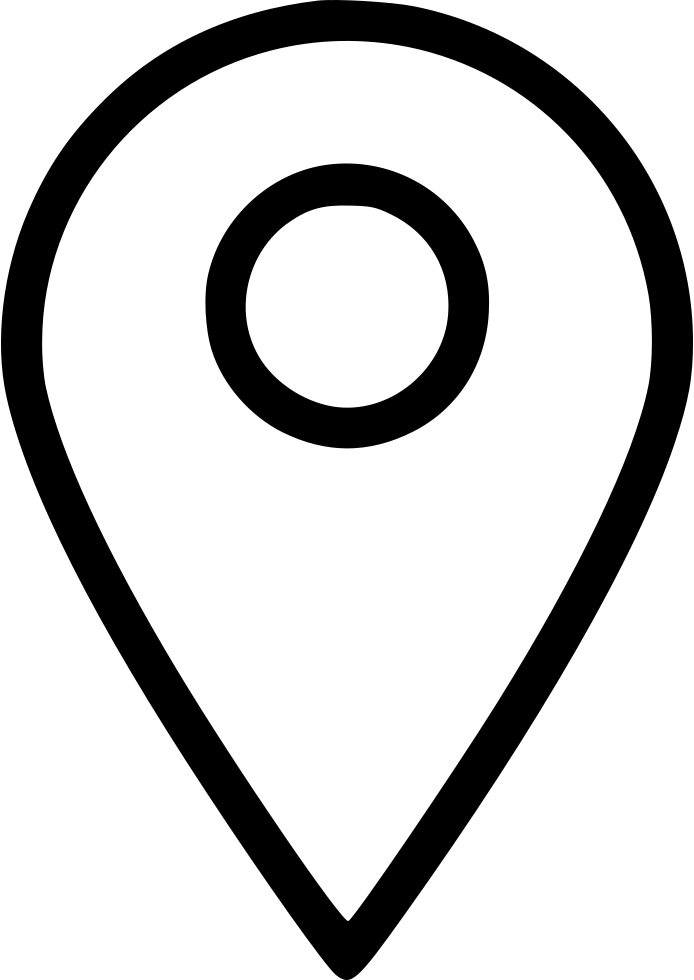 Map Marker Push Pin Left Yellow Icon Png Ico Icons - Location Pin Png Free (694x980), Png Download
