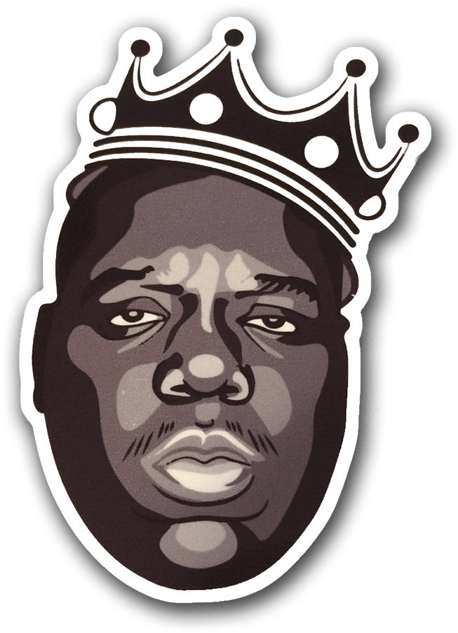 Biggie Smalls Crown (1000x1000), Png Download