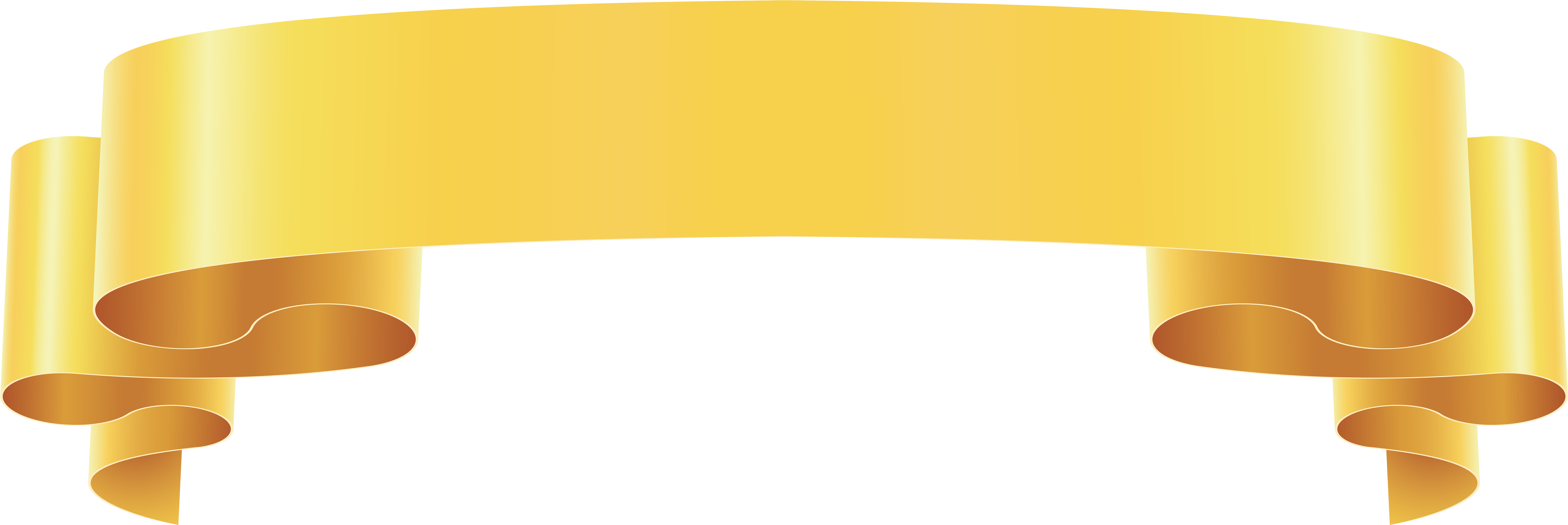Download Yellow Banner Ribbon Png Clip Art Image - Banner Ribbon Png