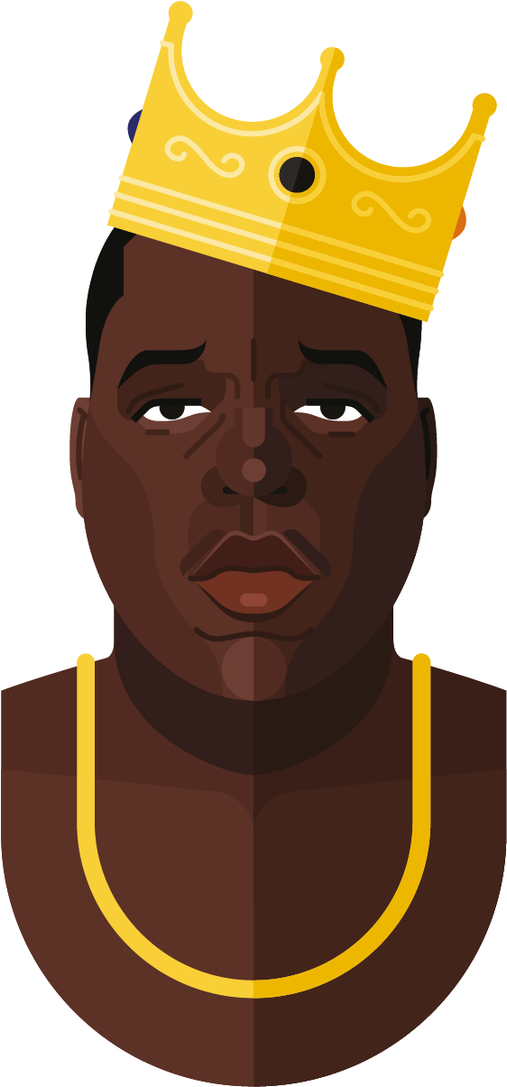 Biggie Smalls Poster - Awwwards (1191x1684), Png Download