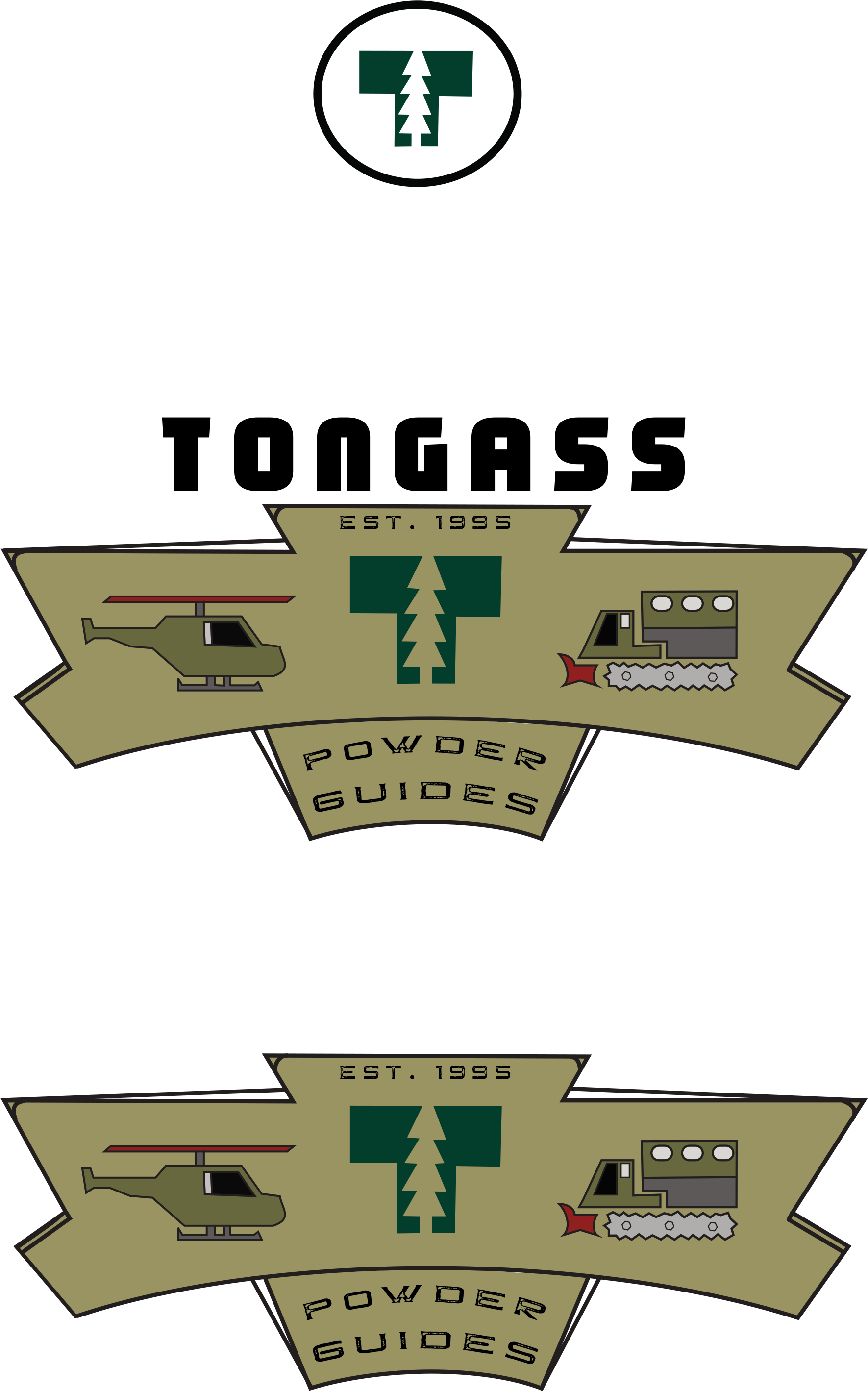 Tongass Powder Guides Logo - Emblem (1909x2978), Png Download