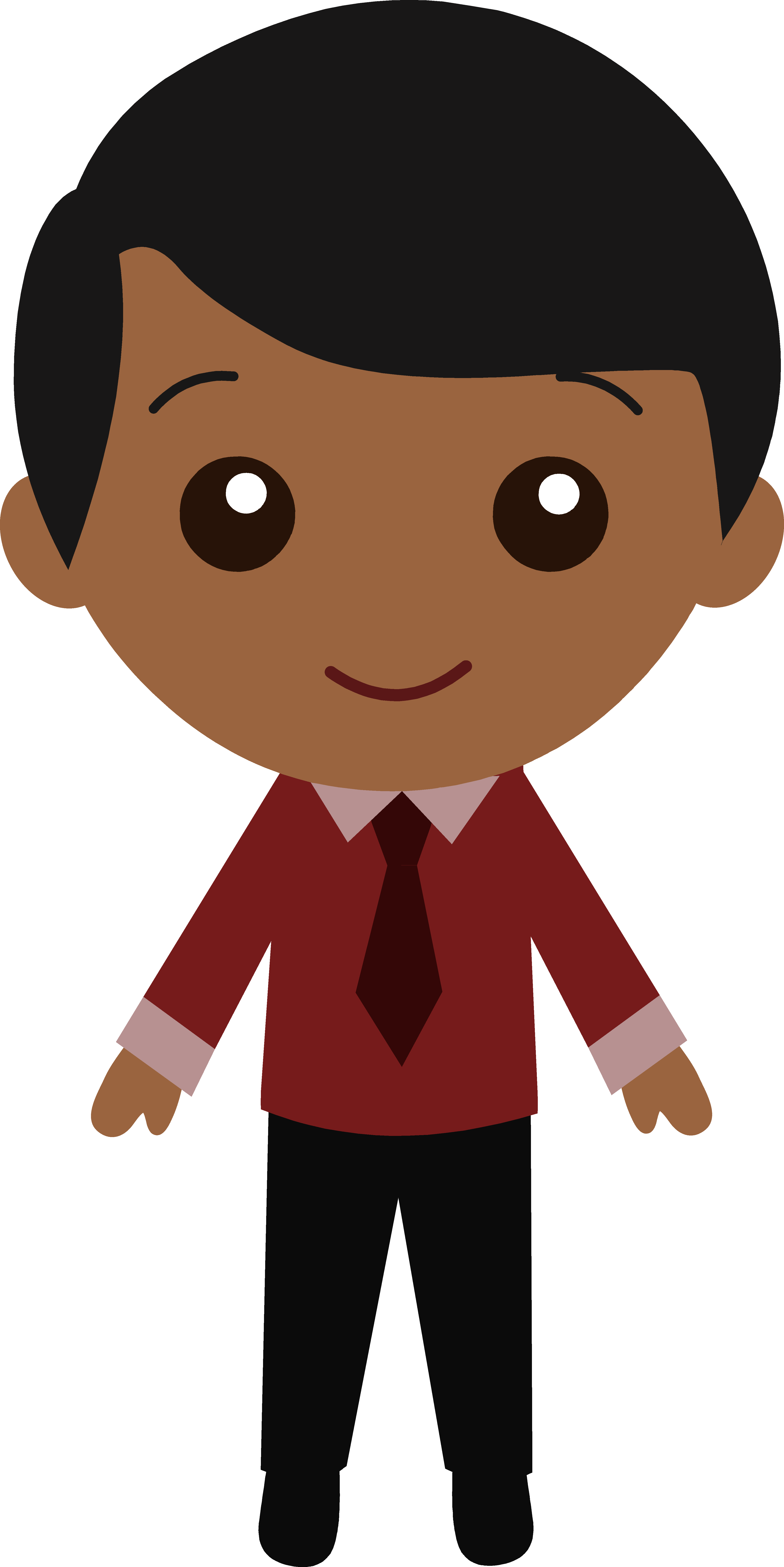 Black People Cliparts - Boy Png (4006x8004), Png Download