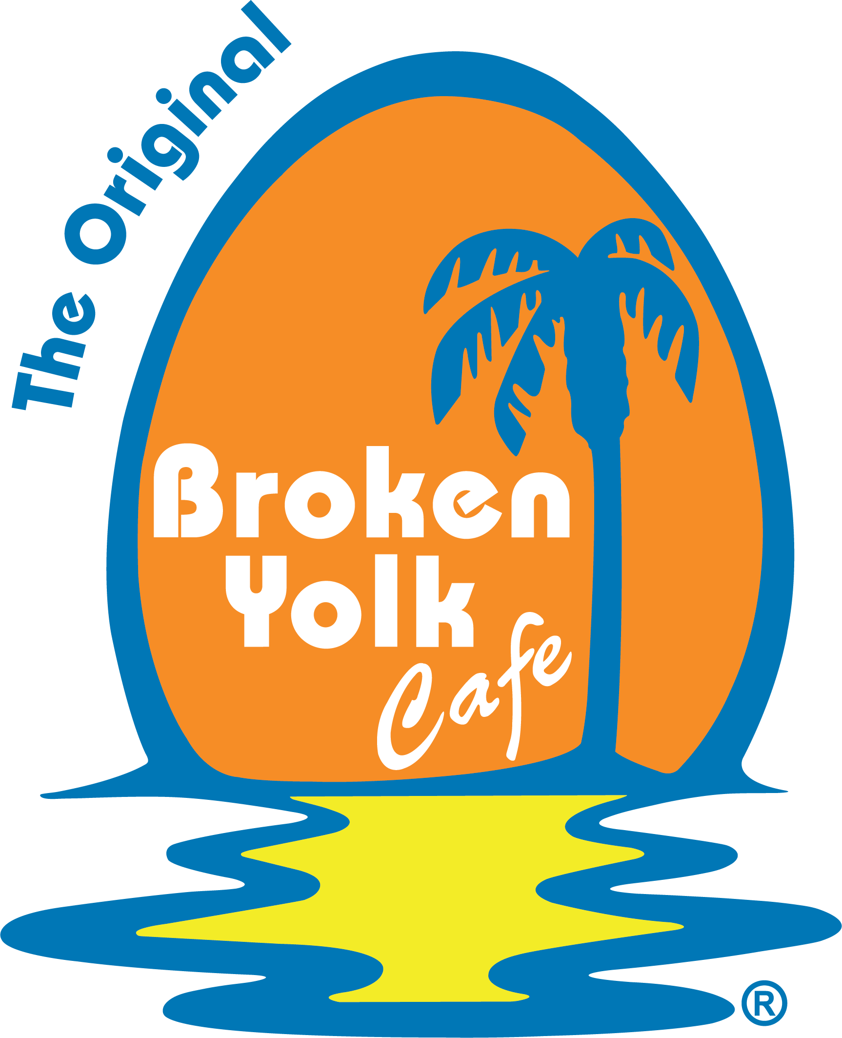 The Broken Yolk Cafe - Broken Yolk Cafe Logo (1726x2127), Png Download