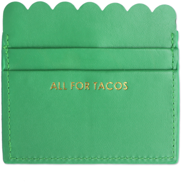 All For Tacos Scalloped Card Holder - Wallet (480x480), Png Download