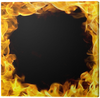 Frame Flames (400x400), Png Download