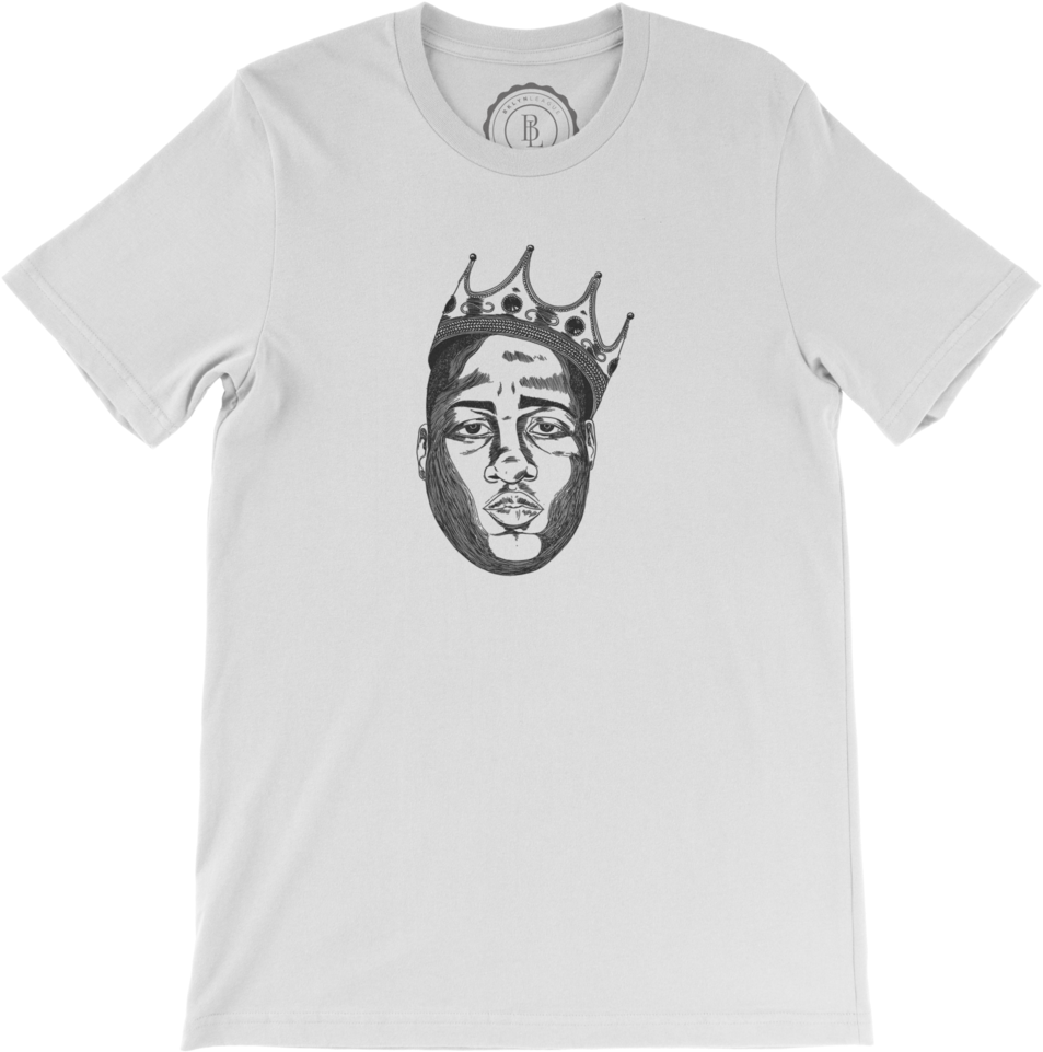 Crowned King "biggie" - Camisas Con Versiculos (1024x1024), Png Download