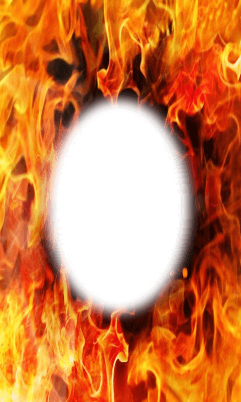 Flames Border Png For Kids - Android (480x800), Png Download