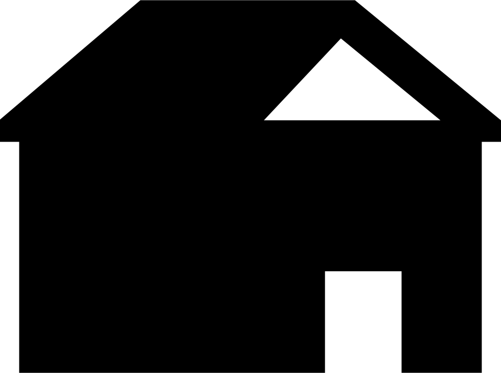 House Silhouette - - Building (980x730), Png Download