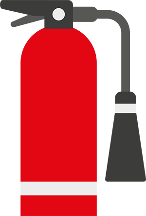 M&m Fire Extinguishers Provides A Wide Array Of Fire - Fire Extinguisher Icon (300x443), Png Download