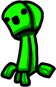 File - Creeper (459x480), Png Download
