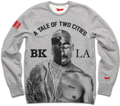 Explore Biggie Smalls, Hiphop And More - Dope Crew Neck (406x406), Png Download