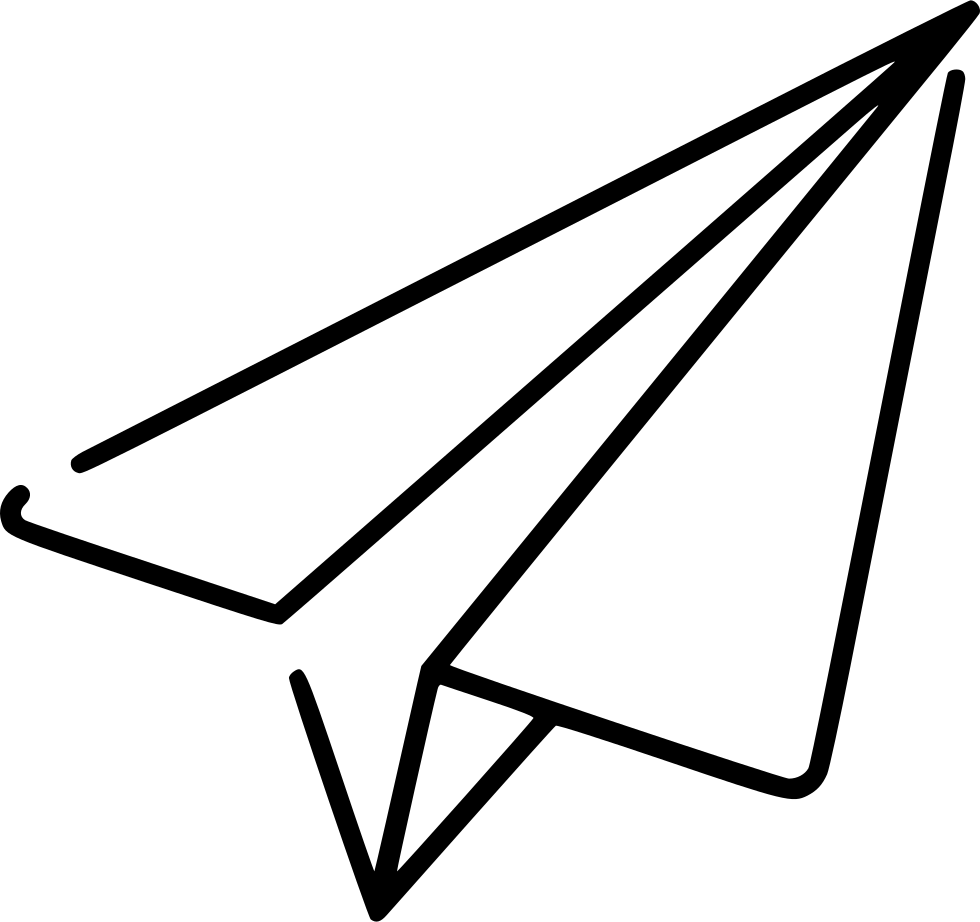 Paper Plane - - Paper Plane Icon Png (980x922), Png Download