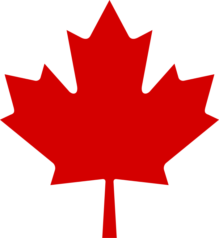 Red Maple Leaf - Canadian Maple Leaf Icon (709x768), Png Download