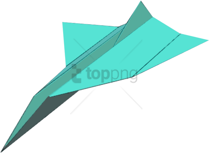 Paper Airplane (636x471), Png Download