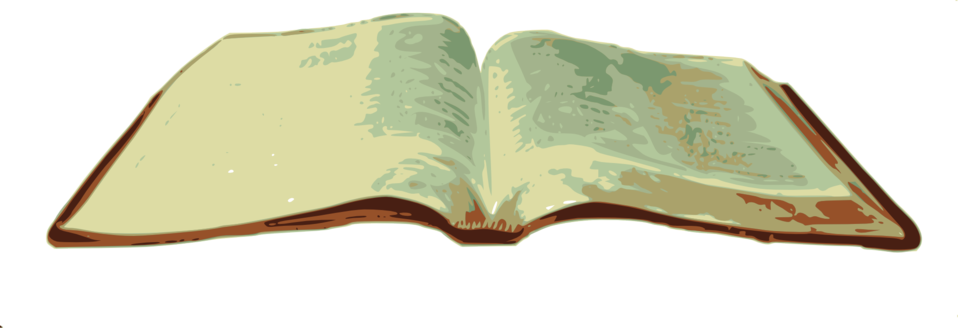 Open Bible - Open Bible Clip Art Png (958x328), Png Download